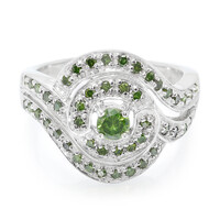 Anello in argento con Diamante Fancy