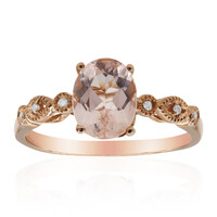 Anello in oro con Morganite AAA (CIRARI)