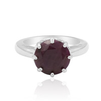 Anello in argento con Rubino