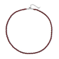 Collana in argento con Granato Magenta