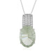 Collana in argento con Ametista Verde