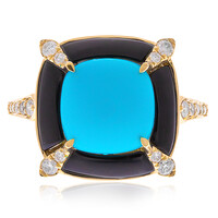Anello in oro con Turchese Sleeping Beauty (CIRARI)