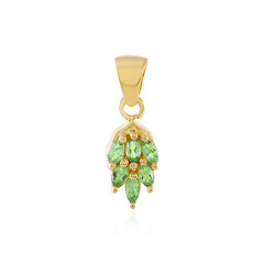 Ciondolo in argento con Tsavorite
