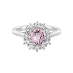Anello in argento con Kunzite