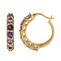 Orecchini in argento con Iolite