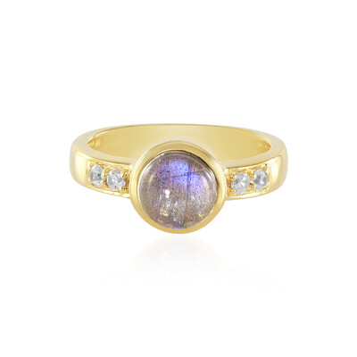 Anello in argento con Labradorite Blu Maniry (KM by Juwelo)