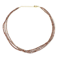 Collana in argento con Diamante Fancy