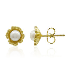Orecchini in argento con Perla di Acqua Dolce (TPC)