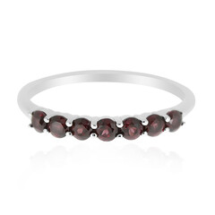 Anello in argento con Rodolite