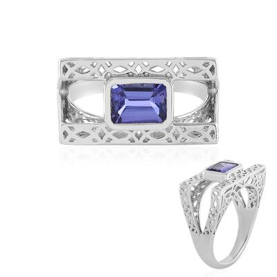 Anello in oro con Tanzanite AAA (Ornaments by de Melo)