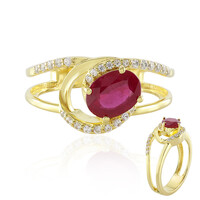 Anello in argento con Rubino Bemainty
