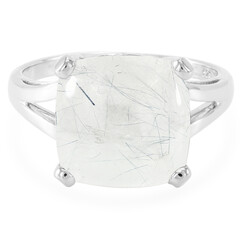 Anello in argento con Quarzo Rutilato Mutuca