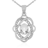Collana in argento con Quarzo Bianco