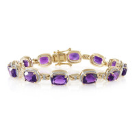 Bracciale in argento con Ametista Zambiana