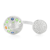 Anello in argento con Tsavorite del Kenya