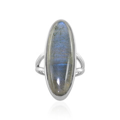 Anello in argento con Labradorite