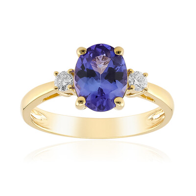 Anello in oro con Tanzanite AAA (CIRARI)