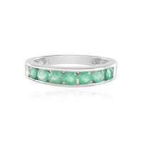 Anello in argento con Smeraldo Colombiano
