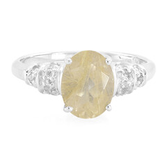 Anello in argento con Quarzo Rutilato