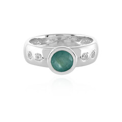 Anello da uomo in argento con Grandidierite