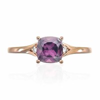 Anello in oro con Rodolite