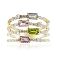 Anello in oro con Zaffiro Fancy (CIRARI)