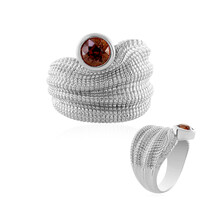Anello in argento con Zircone Rosa