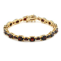 Bracciale in argento con Granato