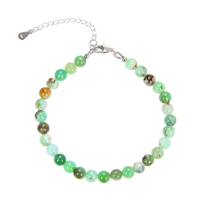 Bracciale in argento con Crisoprasio