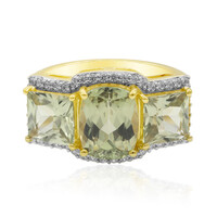 Anello in oro con Diasporo cangiante (Tenner Diniz)
