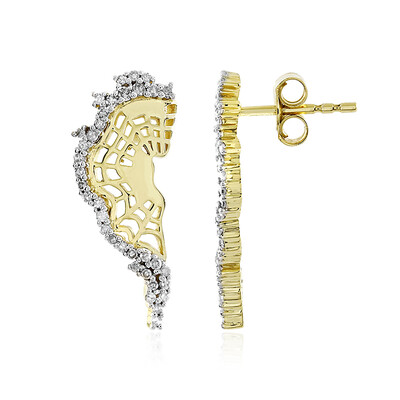 Orecchini in oro con Diamante I1 (I)  (Ornaments by de Melo)