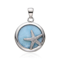 Ciondolo in argento con Larimar