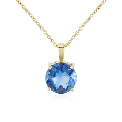 Collana in argento con Fluorite Cangiante