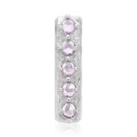 Ciondolo in argento con Zaffiro Ceylon Porpora (non riscaldato)