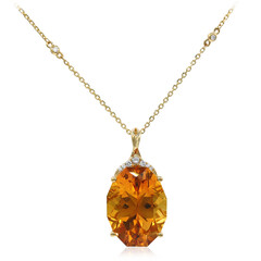 Collana in oro con Citrino (CIRARI)