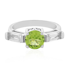 Anello in argento con Peridoto