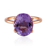Anello in argento con Ametista Boliviana