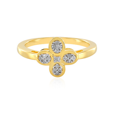 Anello in argento con Diamante I2 (I)