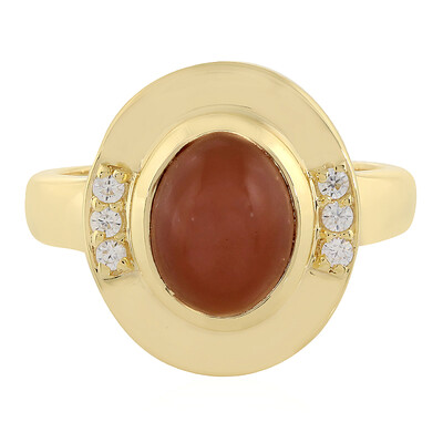 Anello in argento con Pietra di Luna Kangeyam