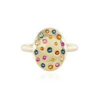 Anello in oro con Tormalina Gialla (de Melo)