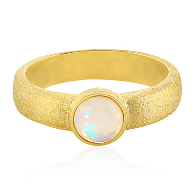 Anello in argento con Opale di Welo (MONOSONO COLLECTION)