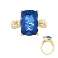 Anello in argento con Fluorite Cangiante