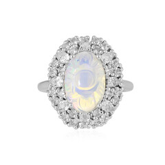 Anello in argento con Opale di Welo