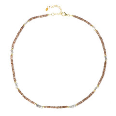 Collana in argento con Diamante Argentato