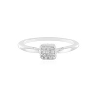 Anello in argento con Diamante I2 (I)