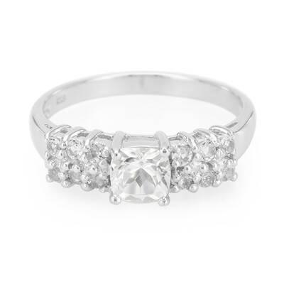 Anello in argento con Goshenite