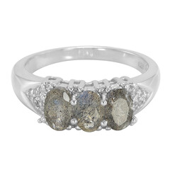 Anello in argento con Spectrolite