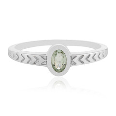 Anello in argento con Ametista Verde