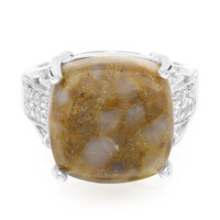 Anello in argento con Quarzo Dinosauro