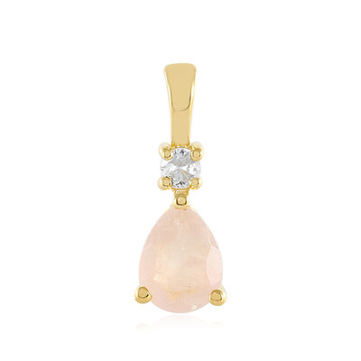 Ciondolo in argento con Quarzo Rosa